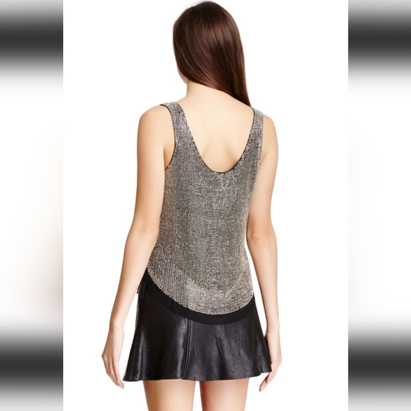 New Renzo + kai botton up beaded silk  tank - Picture 13 of 14